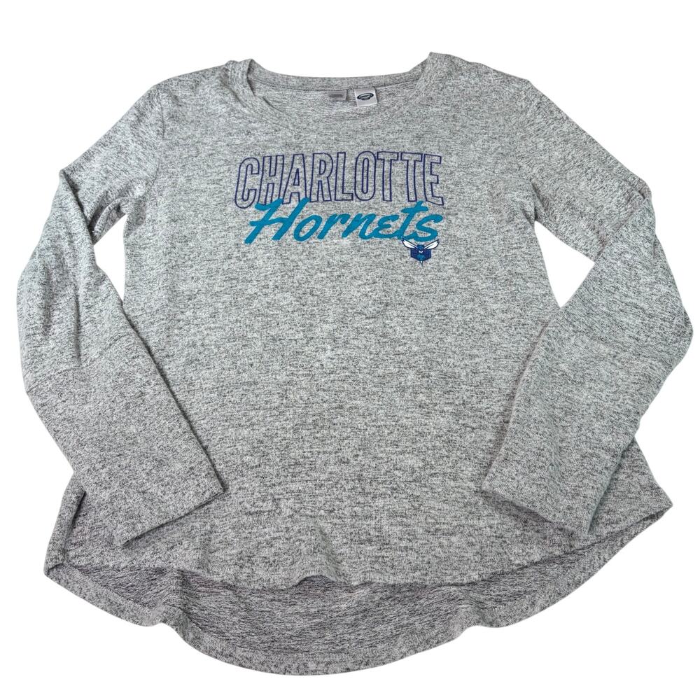 Charlotte Hornets womens gray scoopneck sweater. Concepts sport. Size XL. NBA